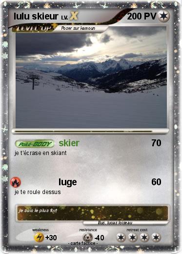 Pokemon lulu skieur
