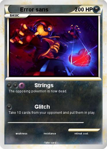 Pokemon Error sans