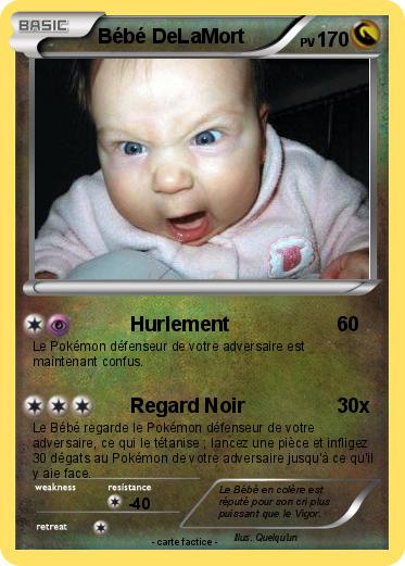 Pokemon Bébé DeLaMort