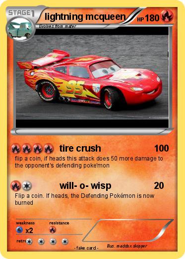 Pokemon lightning mcqueen
