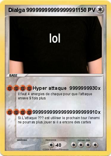 Pokemon Dialga 99999999999999991