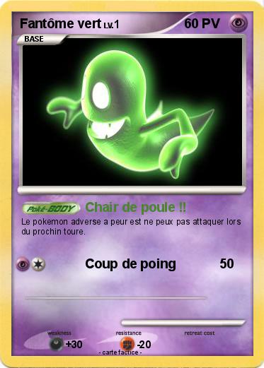 Pokemon Fantôme vert