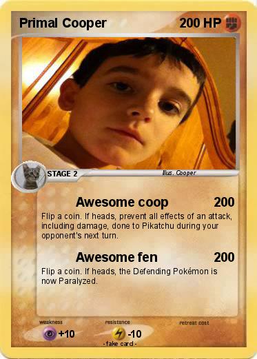 Pokemon Primal Cooper