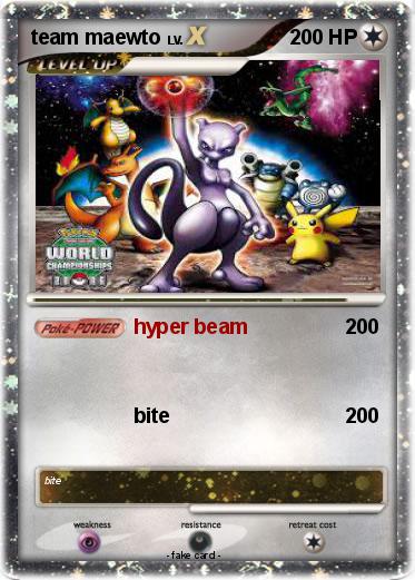 Pokemon team maewto