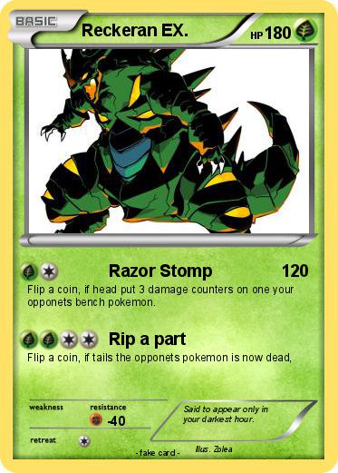 Pokemon Reckeran EX.
