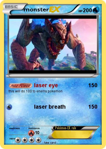 Pokemon monster