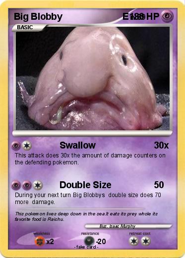 Pokemon Big Blobby                        E
