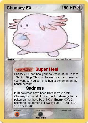 Pokemon Chansey EX