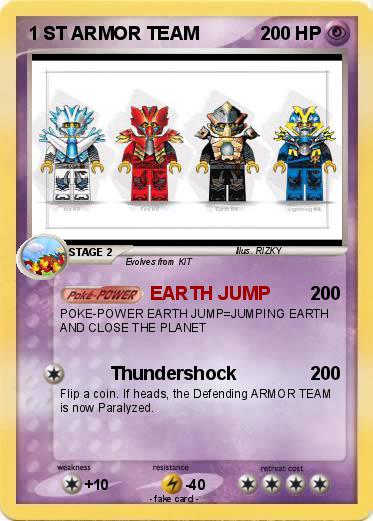 Pokemon 1 ST ARMOR TEAM