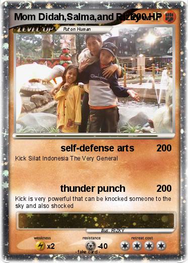 Pokemon Mom Didah,Salma,and Rizky