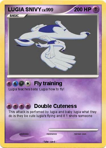 Pokemon LUGIA SNIVY