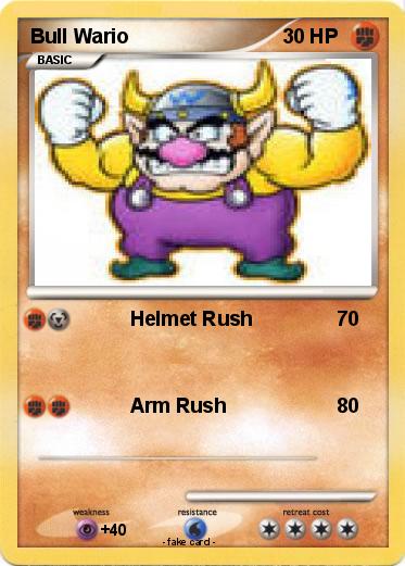 Pokemon Bull Wario