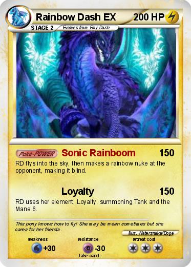 Pokemon Rainbow Dash EX
