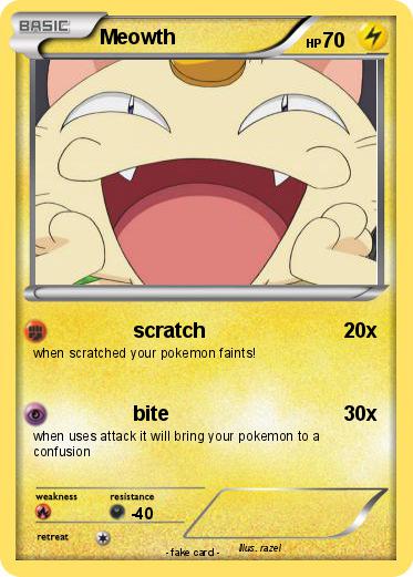 Pokemon Meowth
