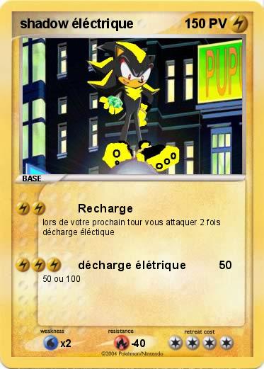 Pokemon shadow éléctrique