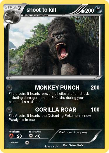 Pokemon shoot to kill