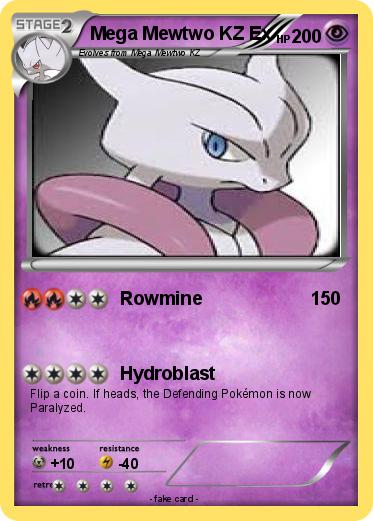 Pokemon Mega Mewtwo KZ Ex