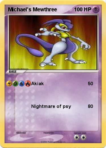 Pokemon Michael's Mewthree