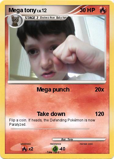 Pokemon Mega tony