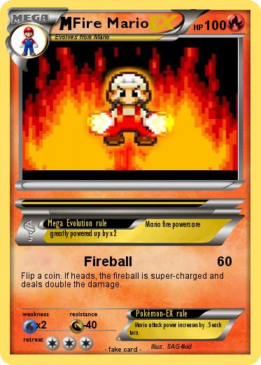 Pokemon Fire Mario