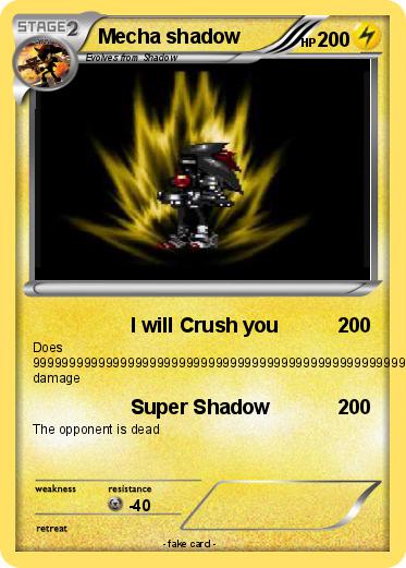 Pokemon Mecha shadow