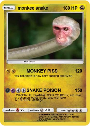 Pokemon monkee snake