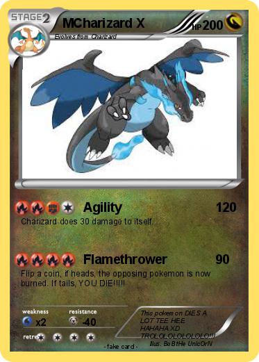 Pokemon MCharizard X
