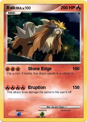 Pokemon Raikou