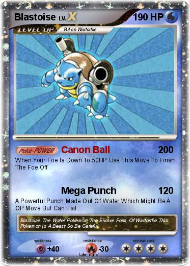 Pokemon Blastoise