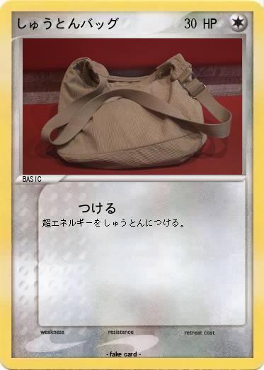 Pokemon しゅうとんバッグ