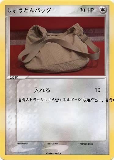 Pokemon しゅうとんバッグ