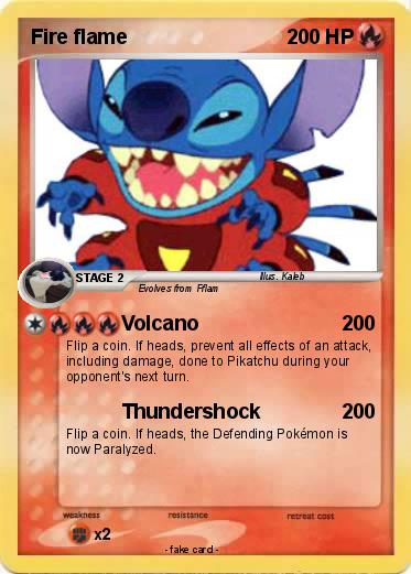 Pokemon Fire flame