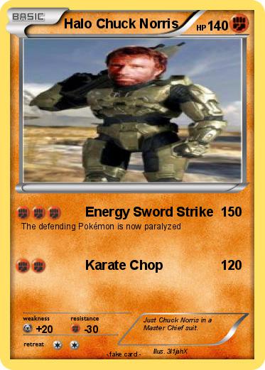 Pokemon Halo Chuck Norris