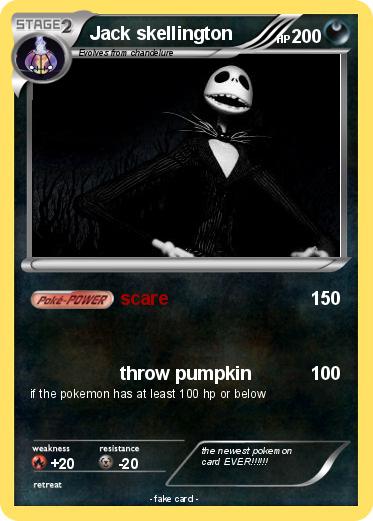 Pokemon Jack skellington