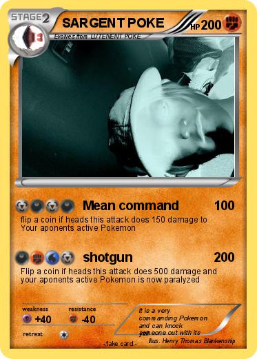 Pokemon SARGENT POKE