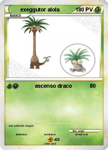 Pokemon exeggutor alola
