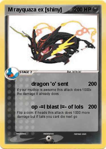 Pokemon M rayquaza ex [shiny]