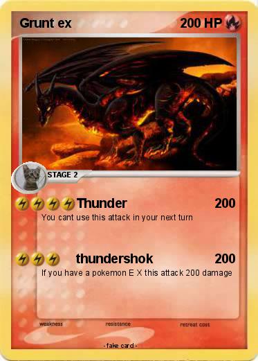 Pokemon Grunt ex