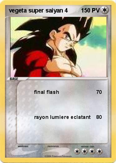 Pokemon vegeta super saiyan 4