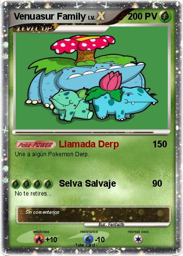 Pokemon Venuasur Family