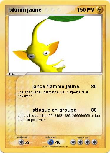 Pokemon pikmin jaune 