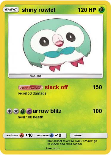 Pokemon shiny rowlet
