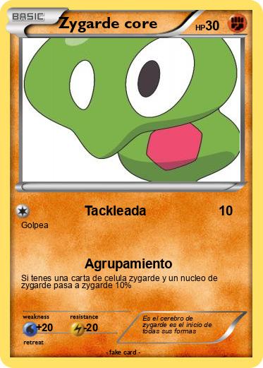 Pokemon Zygarde core
