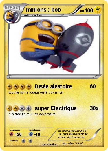 Pokemon minions : bob