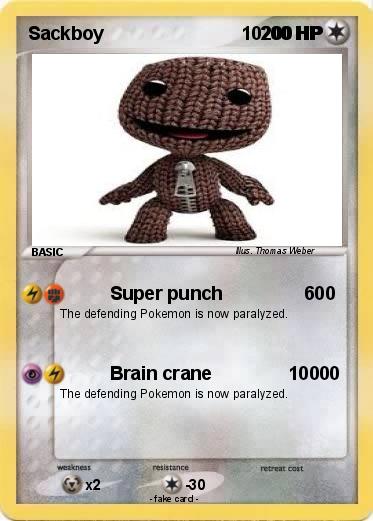 Pokemon Sackboy                           10200 HP