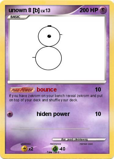 Pokemon unown 8 [b]