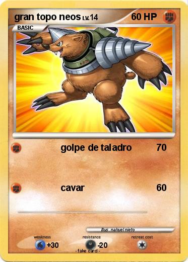 Pokemon gran topo neos