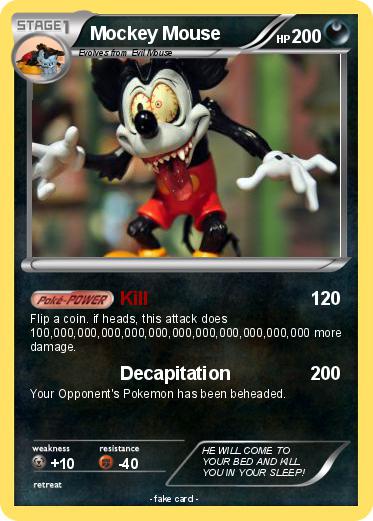 Pokemon Mockey Mouse