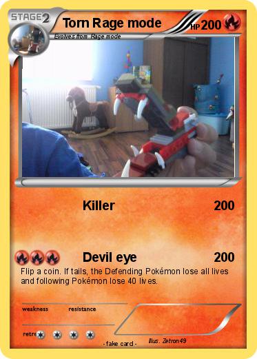 Pokemon Torn Rage mode
