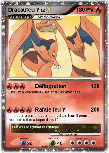 Pokemon Dracaufeu Y
